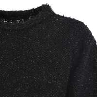 Tricouri Fabiana Filippi Dama - Tricouri Fabiana Filippi Fabiana Filippi Tweed T-Shirt Black Femei (BM 17093599) - B-mall.ro