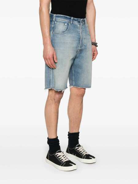 Pantaloni scurti Maison Margiela Maison Margiela Cut-Off Denim Shorts BLUE Barbati (BM 17095048) 3