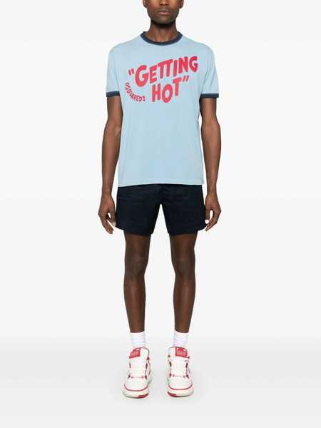 Tricouri DSQUARED2 DSQUARED2 T-Shirt BLUE Barbati (BM 17095201) 2