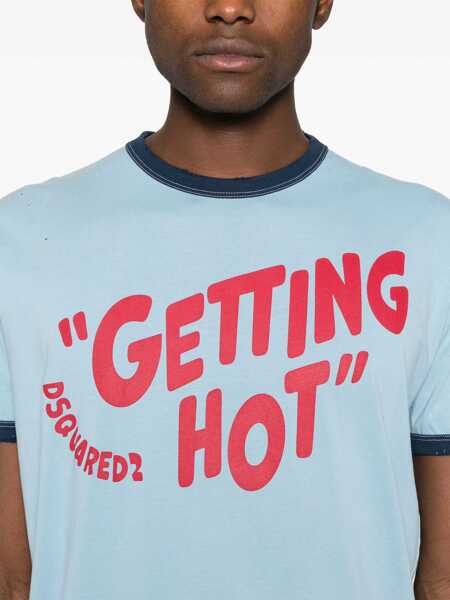 Tricouri DSQUARED2 DSQUARED2 T-Shirt BLUE Barbati (BM 17095201) 4