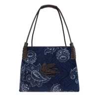 Genti de umar Etro Shopping Libra M Denim Jacquard Femei