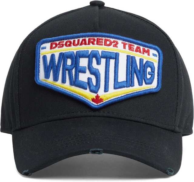 Sepci DSQUARED2 Baseball Hat With Logo BLACK Barbati (BM 17096255) 1