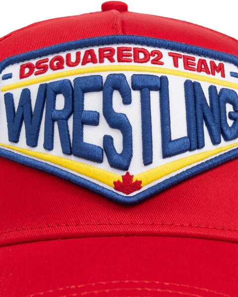 Sepci DSQUARED2 Baseball Hat With Logo RED Barbati (BM 17096393) 3