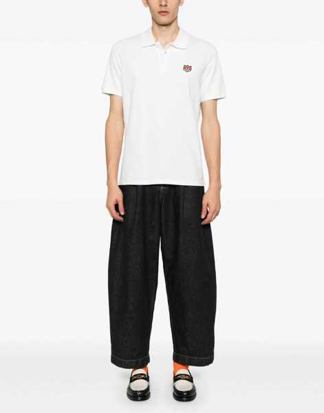 Tricouri Polo Kenzo Happy Tiger Polo Shirt WHITE Barbati (BM 17096444) 2