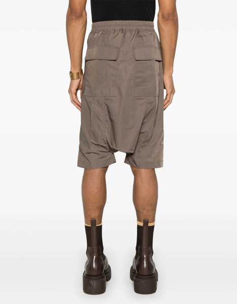 Pantaloni scurti Rick Owens Short Ricks Pods BROWN Barbati (BM 17096450) 4