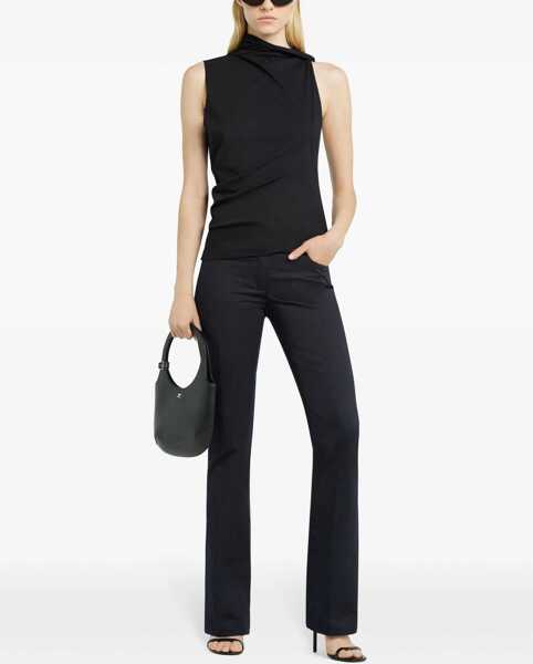 Bluze COURRGES Top Twisted BLACK Femei (BM 17096651) 2