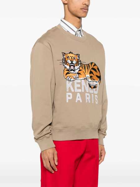 Bluze de trening Kenzo Happy Tiger Sweatshirt BEIGE Barbati (BM 17096666) 3