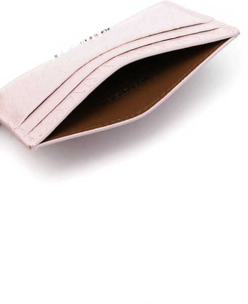Portofele Alexander McQueen Leather Card Holder PINK Femei (BM 17096681) 3