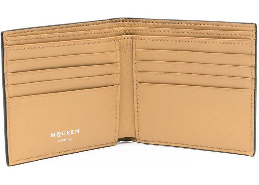 Portofele Alexander McQueen Bi-Fold Wallet BLACK Barbati (BM 17096747) 3