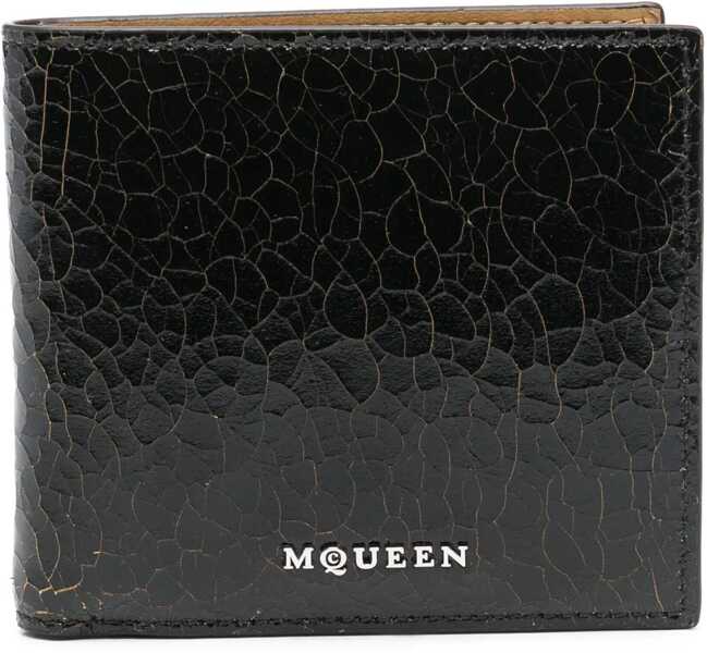 Portofele Alexander McQueen Bi-Fold Wallet BLACK Barbati (BM 17096747) 1