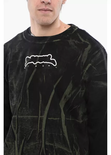 Tricouri Diesel Red Tag Long Sleeves Cotton T-Just-Ls-D Crew-Neck T-Shirt Black Barbati (BM 17096819) 3