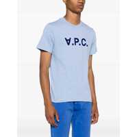 Tricouri A.P.C. pentru Barbati - Tricouri A.P.C. A.P.C. T-SHIRT COHBM.M26384 LMF GRIS CHINE ROUGE Gla Terracotta Blanc Barbati (BM 17096836) - B-mall.ro