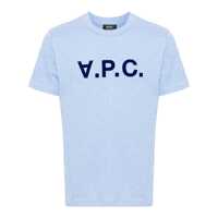 Tricouri A.P.C. T-SHIRT COHBM.M26384 LMF GRIS CHINE ROUGE Barbati