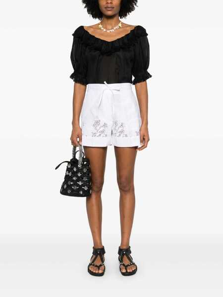 Pantaloni scurti P.A.R.O.S.H. SHORTS White Femei (BM 17096869) 2