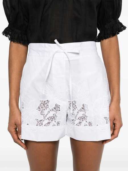 Pantaloni scurti P.A.R.O.S.H. SHORTS White Femei (BM 17096869) 5