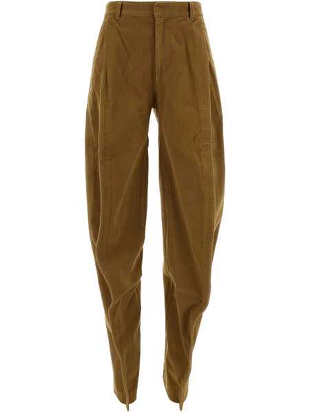 Pantaloni casual Y/PROJECT Y/Project Pants Brown Femei (BM 17097265) 1