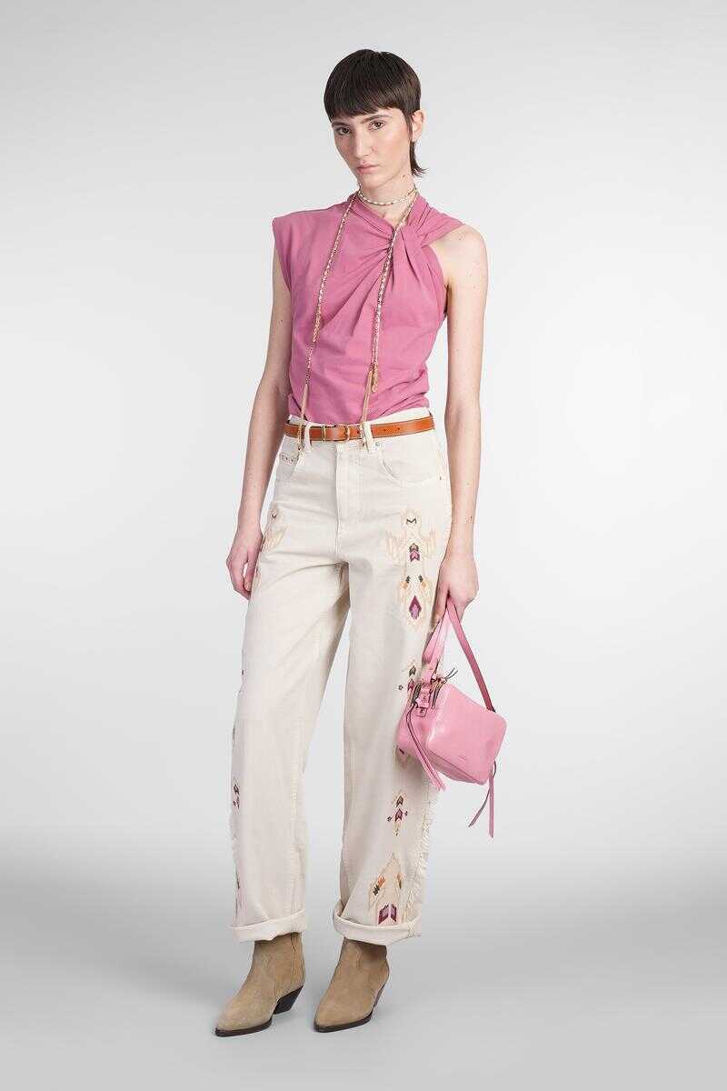 Topuri Isabel Marant Isabel Marant Nayda Topwear Pink Femei (BM 17097799) 2