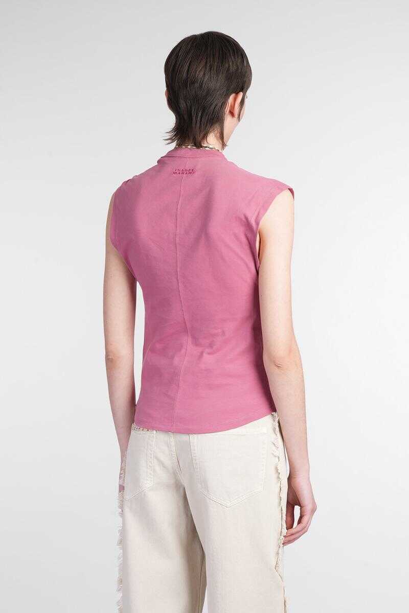 Topuri Isabel Marant Isabel Marant Nayda Topwear Pink Femei (BM 17097799) 3