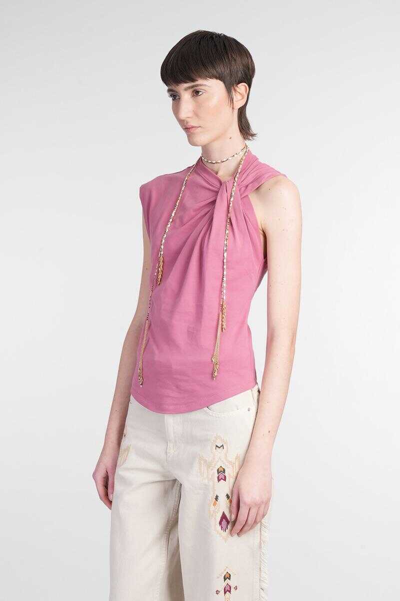 Topuri Isabel Marant Isabel Marant Nayda Topwear Pink Femei (BM 17097799) 4