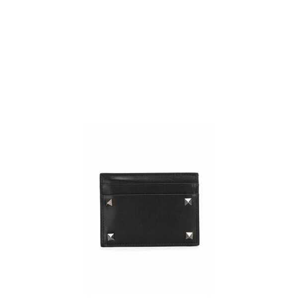 Portofele Valentino Garavani Valentino Garavani Rockstud Card Holder Black Barbati (BM 17101651) 1