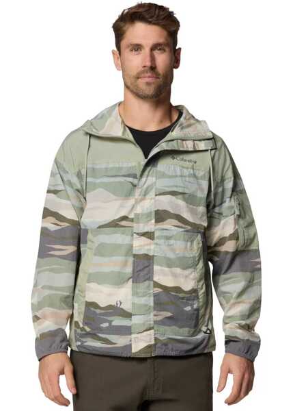 Jachete Columbia Challenger II Novelty Windbreaker Jacket Green Barbati (BM 17101766) 1