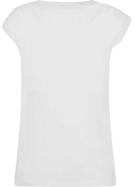 Tricouri DSQUARED2 Crew Neck Twisted T-Shirt With Printed Logo White Femei (BM 17101889) 2