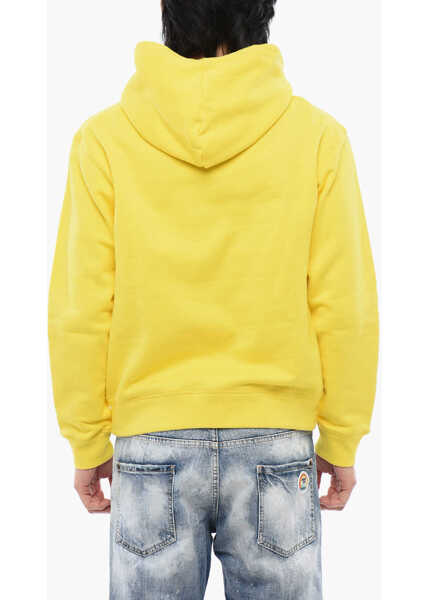 Bluze de trening DSQUARED2 Printed Icon Hoodie Yellow Barbati (BM 17102150) 2