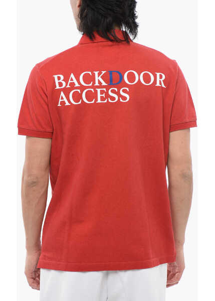 Tricouri Polo DSQUARED2 Tennis Fit Short Sleeved Polo Red Barbati (BM 17102264) 2