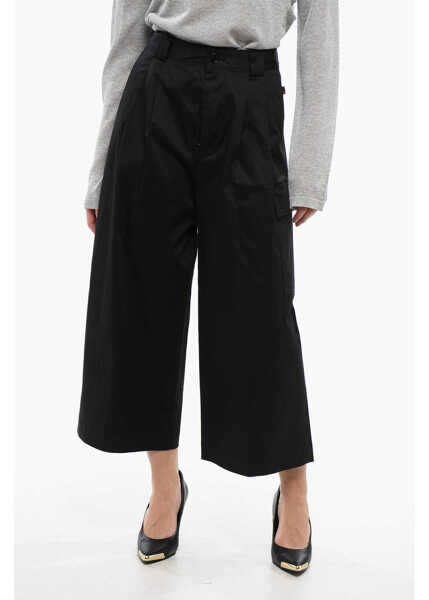 Pantaloni casual Woolrich Stretch Cotton Military Cargo Pants Black Femei (BM 17102522) 1