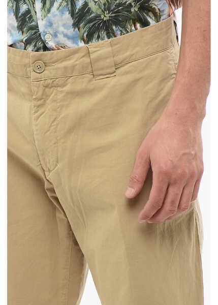 Pantaloni casual Woolrich High Waisted Chino Pants Beige Barbati (BM 17102537) 3