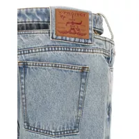 Blugi Y/PROJECT Dama - Blugi Y/PROJECT Y/Project Evergreen Y Belt Jeans BLUE Femei (BM 17103430) - B-mall.ro
