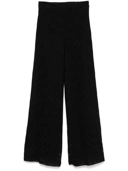 Pantaloni casual TWINSET Twinset Trousers Black Femei (BM 17103721) 1