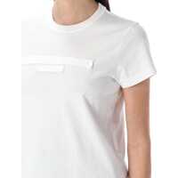 Tricouri Alexander Wang Dama - Tricouri Alexander Wang Alexander Wang Distressed Logo T-Shirt WHITE Femei (BM 17103889) - B-mall.ro