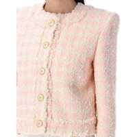 Imbracaminte Dama pagina 148 - Geci Balmain Balmain 5-Button Textured Tweed Jacket PINK/IVORY Femei (BM 17104054) - B-mall.ro