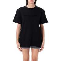 Tricouri Alexander Wang Distressed Logo T-Shirt Femei