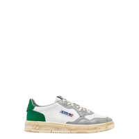 Sneakers Autry Medalist Low Super Vintage Sneakers Color White Green And Gray Barbati