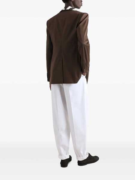 Pantaloni Dolce & Gabbana Dolce & Gabbana White Cotton Pants WHITE Barbati (BM 17107501) 3