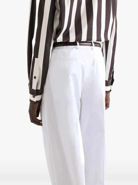 Pantaloni Dolce & Gabbana Dolce & Gabbana White Cotton Pants WHITE Barbati (BM 17107501) 5
