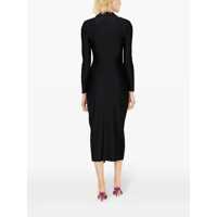 Rochii Self-Portrait Dama - Rochii Self-Portrait Self-Portrait Black Jersey Cut Out Midi Dress Black Femei (BM 17109880) - B-mall.ro