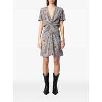Imbracaminte Zadig & Voltaire Dama - Rochii Zadig & Voltaire Zadig&Voltaire Multicolor Viscose Dress GREY Femei (BM 17110873) - B-mall.ro