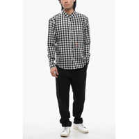 Camasi casual Woolrich pentru Barbati - Camasi casual Woolrich Checkered Baxter Shirt Black & White Barbati (BM 17112203) - B-mall.ro