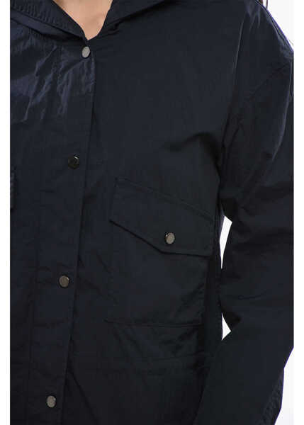 Jachete Woolrich Hooded Tickseed Windbreaker Midnight Blue Femei (BM 17112482) 3