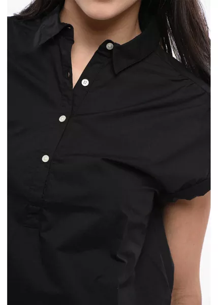 Bluze Woolrich Popeline Cotton Sleeveless Blouse Black Femei (BM 17112485) 3