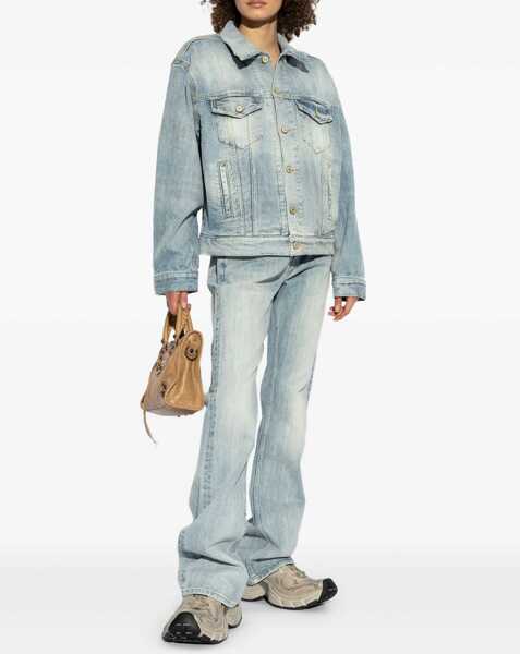 Blugi Balenciaga Low-Rise Jeans LIGHT BLUE Femei (BM 17112893) 2