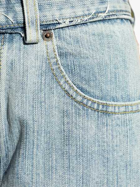 Blugi Balenciaga Low-Rise Jeans LIGHT BLUE Femei (BM 17112893) 5