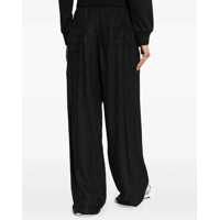 Pantaloni casual Balenciaga Dama - Pantaloni casual Balenciaga Fluid Trousers BLACK Femei (BM 17112941) - B-mall.ro