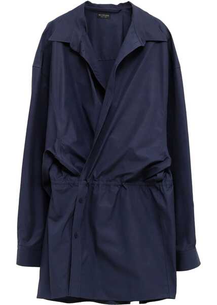 Rochii elegante Balenciaga Mini Shirt Dress BLUE Femei (BM 17112953) 1