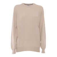 Pulovere SHORT SLEEVE SWEATER WITH ALCANTARA PATCH Barbati