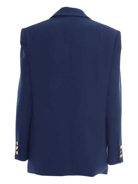 Paltoane Elisabetta Franchi Blue jacket Blue Femei (BM 17113345) 2