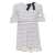 Magil STRIPED DRESS WHITE/BLUE Multicolor